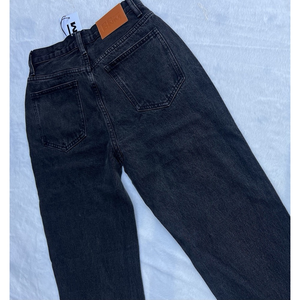 NWT Women's Black Princess Polly Asymmetrical Black Jeans Size 4